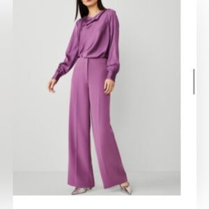 Ann Taylor Lavender Wide-Leg Dress Pants NWOT